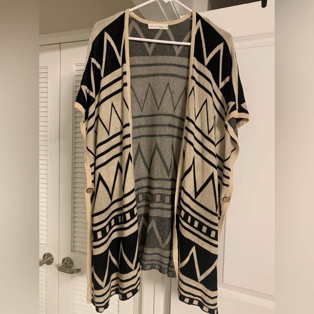 Super cute poncho S/M